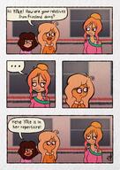 coco comic english_text expressionless grin raised_eyebrows smile text yfke zoey // 2480x3508 // 845.1KB